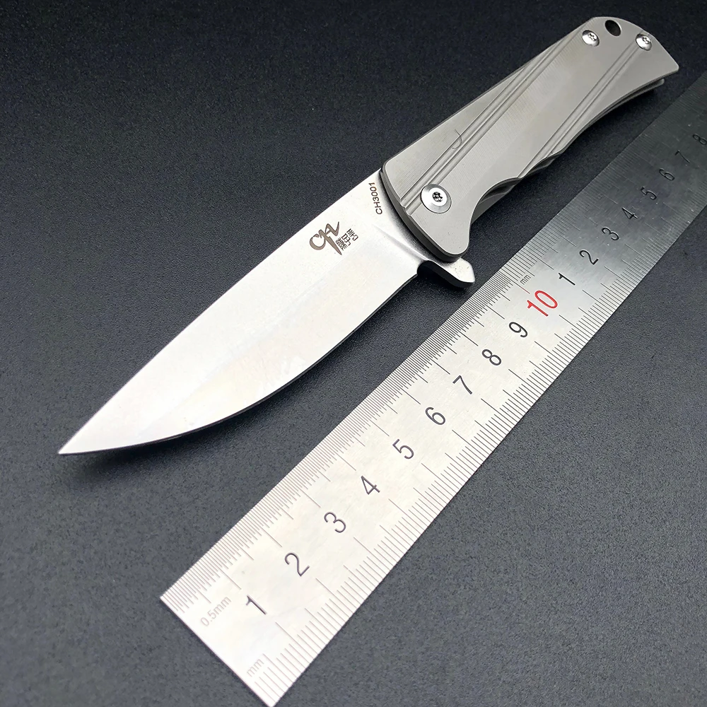 

BMT CH3001 Tactical Flipper folding knife AUS-8 Blade ball bearings TC4 Titanium handle camping fruit pocket outdoor EDC tools