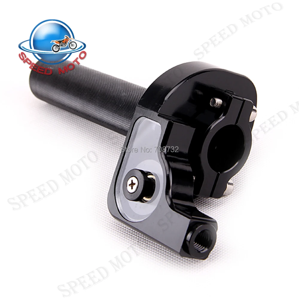 CNC Aluminum Throttle Grip Quick Twist Gas throttle Settle fit KAYO