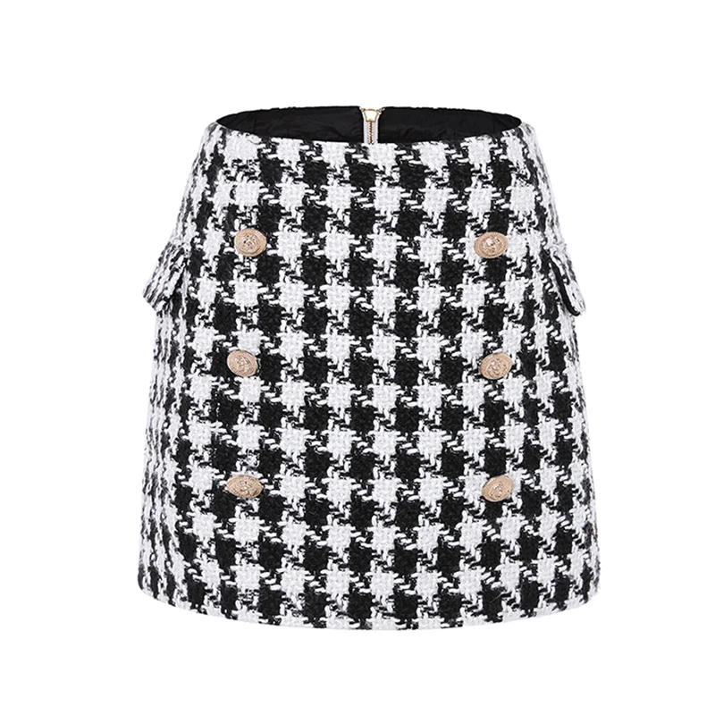 black and white skirt designs