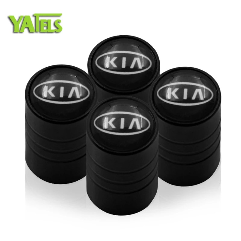 4PCS Wheel Tire Parts Valve Stem Caps Cover For Kia Ceed Rio Sportage R