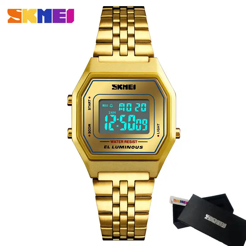 skmei watch gold