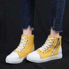 Г. новая весенняя спортивная обувь с заклепками, на молнии, для внешней торговли, для студентов, на плоской подошве, большой размер 1970 s