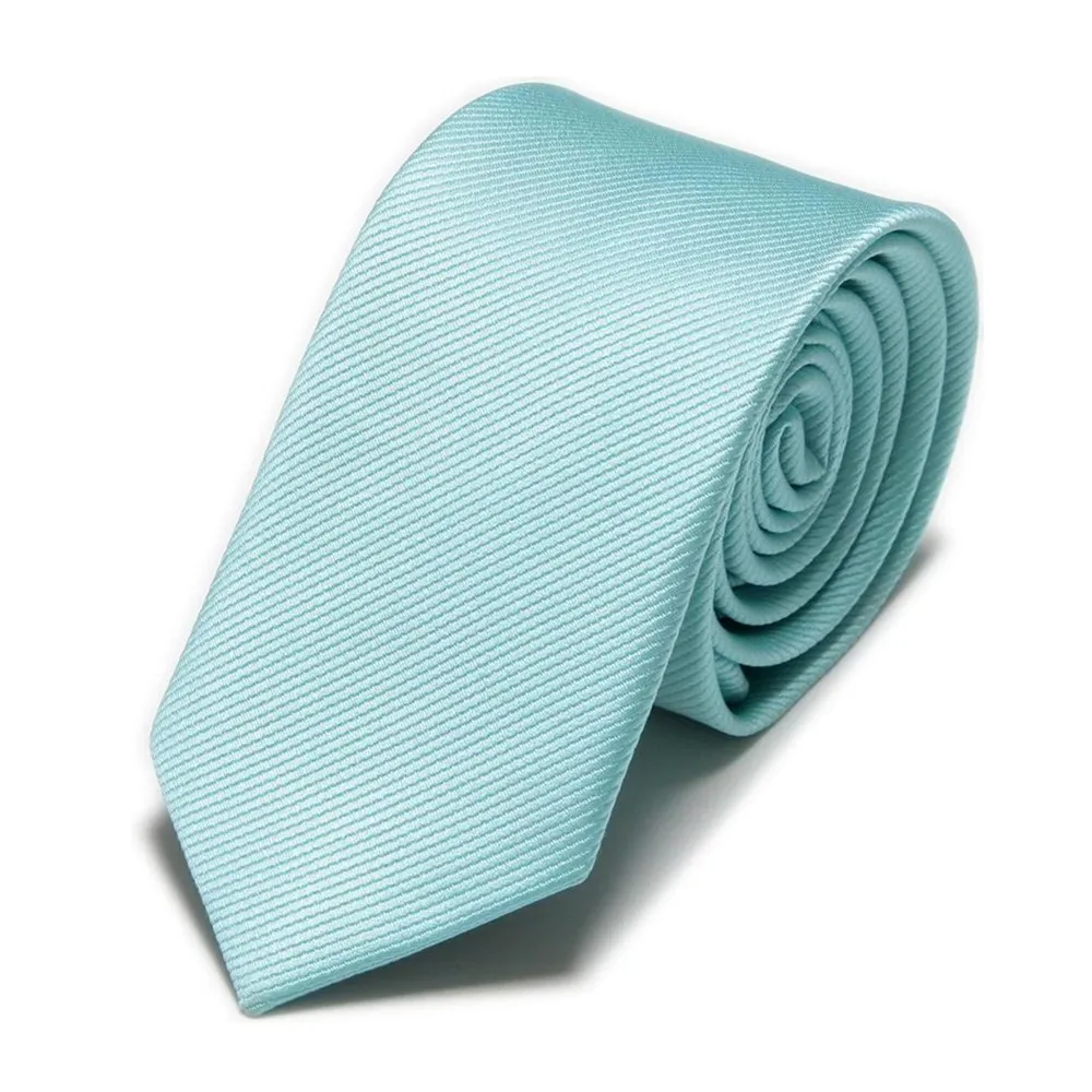 

HOOYI Turquoise blue Men Ties Black Tie Mariage Necktie Polyester Gift 19 colours