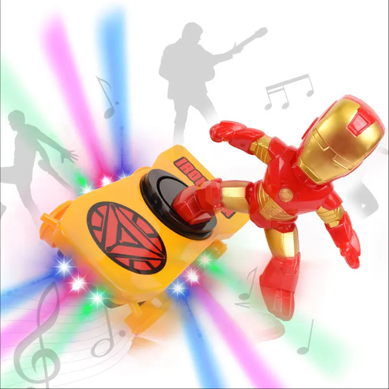 Goede Spider Man Douyin stunt scooter, elektrische universele rotatie, rolling muziek, verlichting, kinderen cartoon speelgoed.