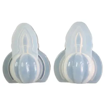 

2 Pcs/Set Silicone Mold Glass Bottle Molds Perfume Bottles DIY Jewelry Handmade Crafts epoxy resin molds for jewelry