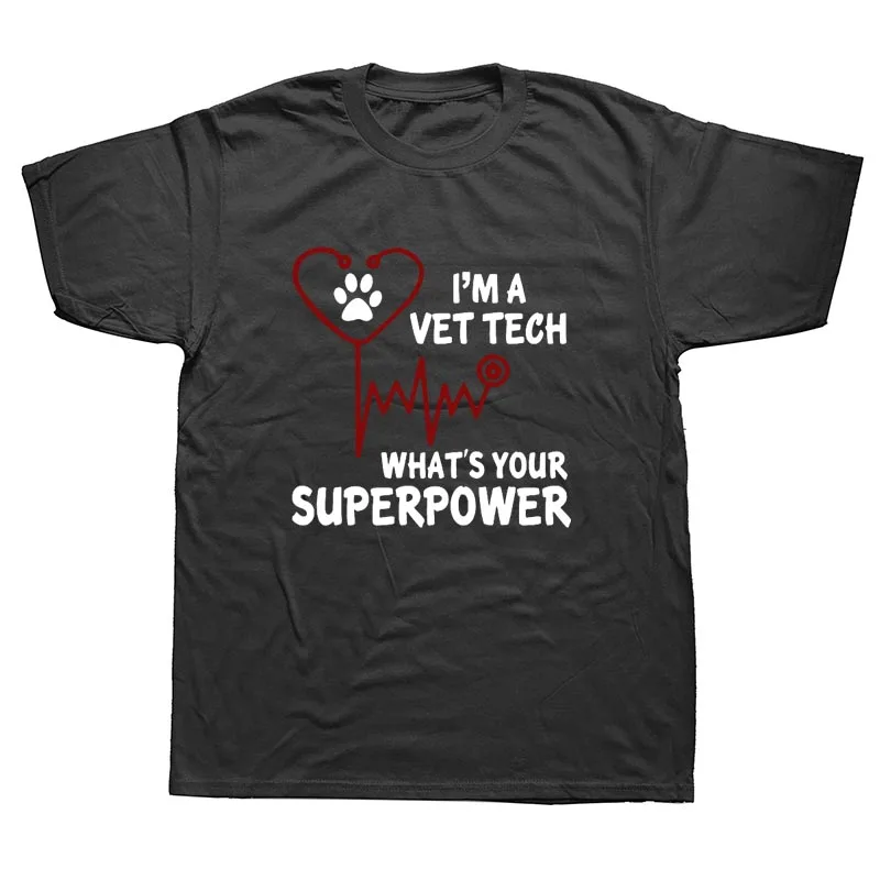 

WEELSGAO Vet Tech Caring for Animals Is Not What I Do Gift Don't Worry I'm A Vet Animal Doctor Medical T Shirt