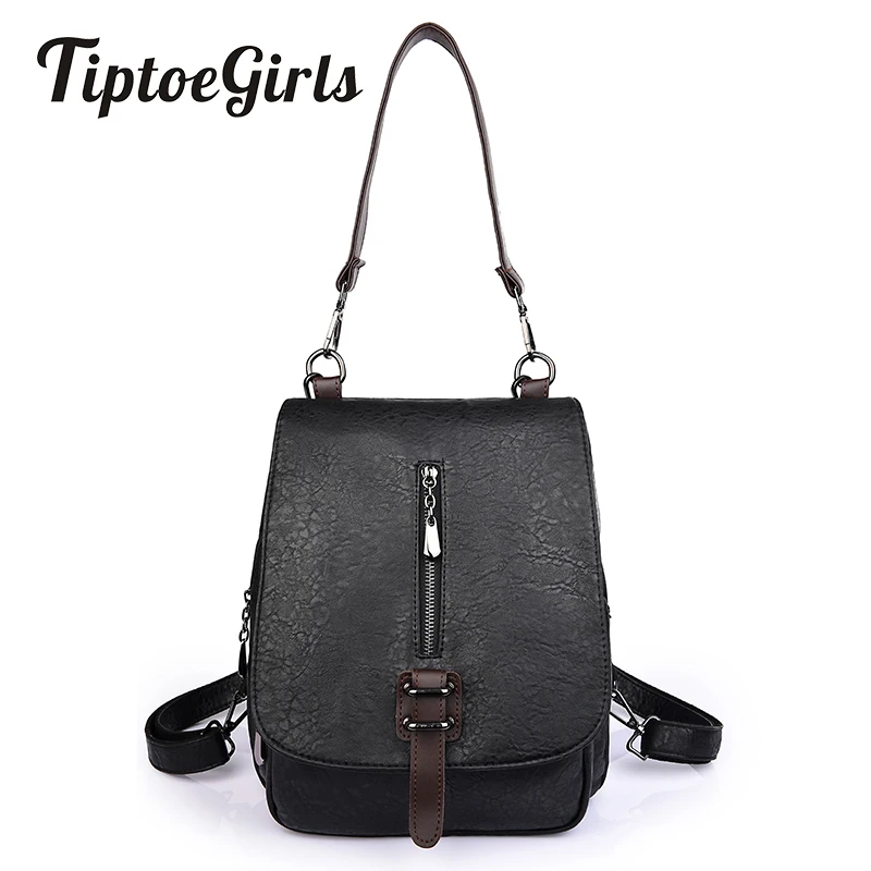

New Winter Retro Shoulder Bag Female Korean Fashion Atmosphere Portable Messenger Multi-Functional Backpack Leisure Package Tide