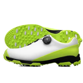 

Golf Shoes Men Pgm Waterproof Sports Shoes Knobs Buckle Shoes Mesh Lining Breathable Anti-slip Sneakers for Male