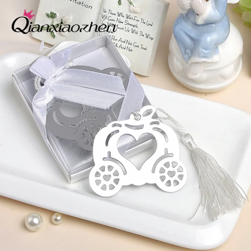 

10pcs Cinderella Pumpkin Carriage Bookmark Wedding Favors And Gifts Wedding Supplies Wedding Souvenirs Wedding Gifts For Guests