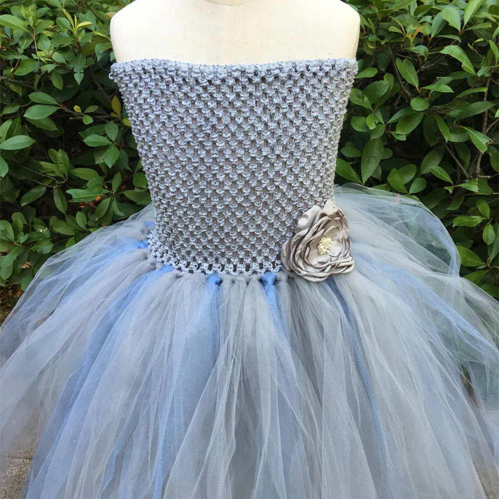 silver tutu dress
