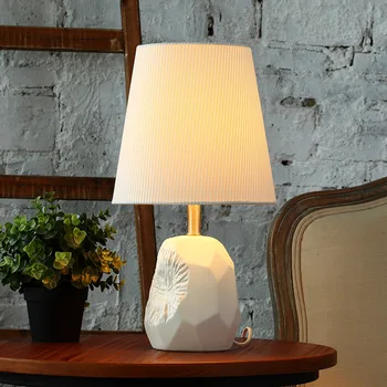 

Tuda Free Shipping Remote Control Table Lamp Wite Ceramic Table Lamp American Style Table Lamp For Bedroom Bedside Table Lamp