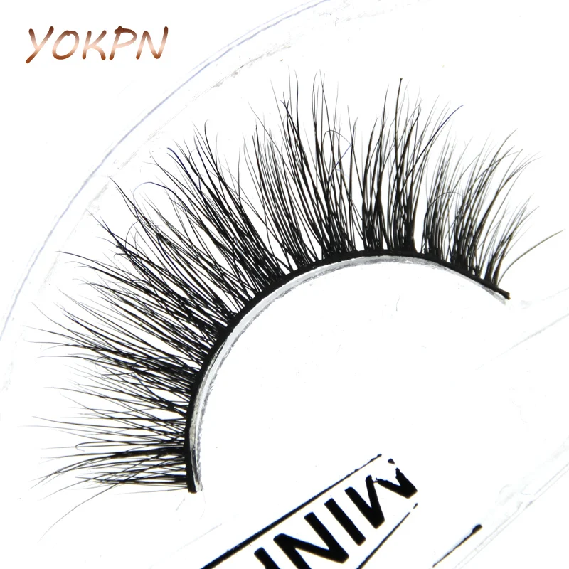 YOKPN A02 Natural Long False Eyelashes Cross Thick Performance Mink Fake Nightclub Smoked Makeup Eye Lashes | Красота и здоровье