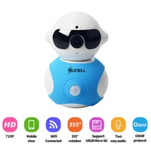 SUNELL MINI Q3T0 HD 720P IR Wi-Fi IP HD Wireless IP Camera Night Vision Surveillance Android Wifi Security Cam Web System Smart