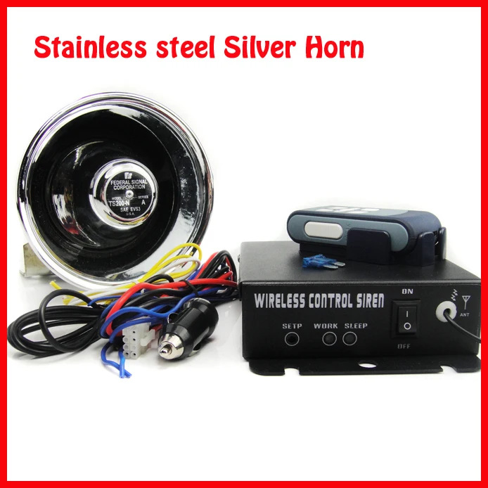 AS920 Car alarm 200w siren 12V car speaker electronic car wireless