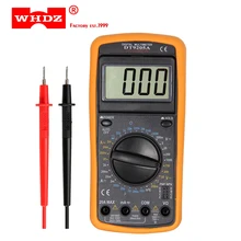 WHDZ DT9205A Professionale Multimetro Digitale Portatile Elettrico Amperometro Voltmetro Capacità di Resistenza hFE Tester AC DC LCD