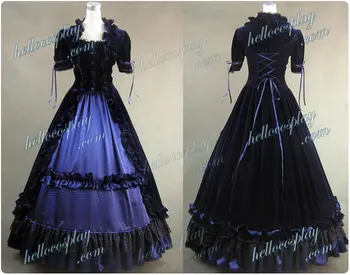 

Renaissance Gothic Lolita Violet Dress Ball Gown H008