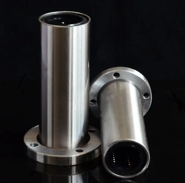 100 шт./лот LMF6LUU 6 мм 6*12*35 Длинный тип круглый фланец линейные шарикоподшипники