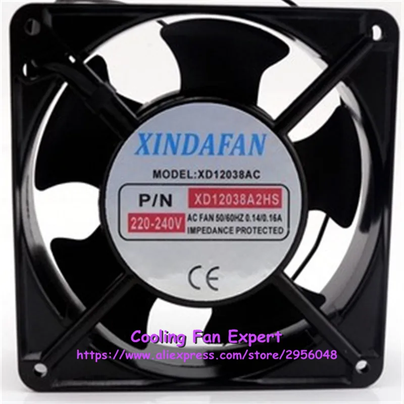 Xd12038ac Cabinet Cooling Fan Ac 220v 0 14a 0 16a 50 60hz 12038