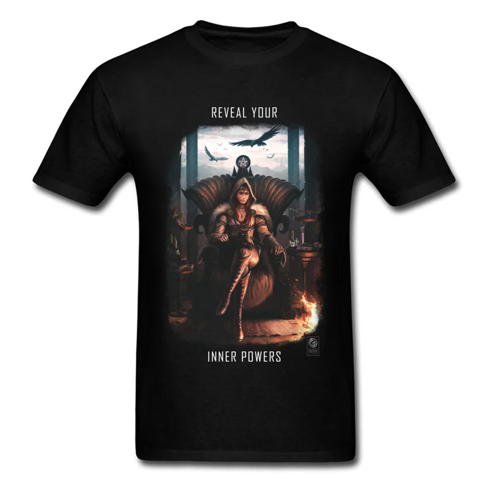 

Funny Game T Shirts 2018 Autumn Winter Newest Tshirts Royal Hostess Inner Powers Creative Design Fashion Larger Size T Shirt Man