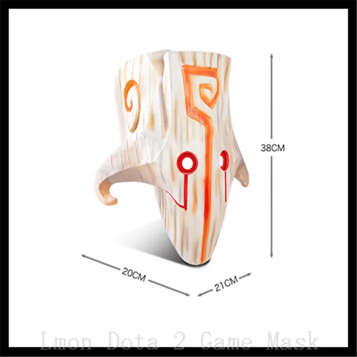  Free shipping Halloween Party Cosplay Game Dota 2 Mask Juggernaut Mask Latex Halloween Costume Part