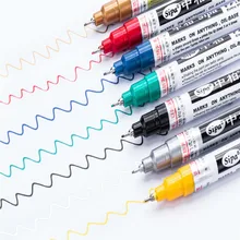 art Universal 0.7mm Extra Fine Point Permanent Paint Metallic Marker Pen school suplies writing tools office business accessory