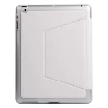 ocube 10pcs/lot PU Leather Case Cover + TPU Back Stand Card Slots Shell Case For Apple iPad2 iPad3 iPad4 9.7″ Tablet DHL Free
