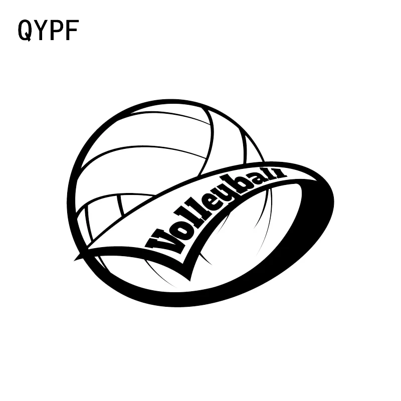 QYPF 13 3*10 4 см Модный волейбол спорт пляж шар Декор автомобильный стикер высокое