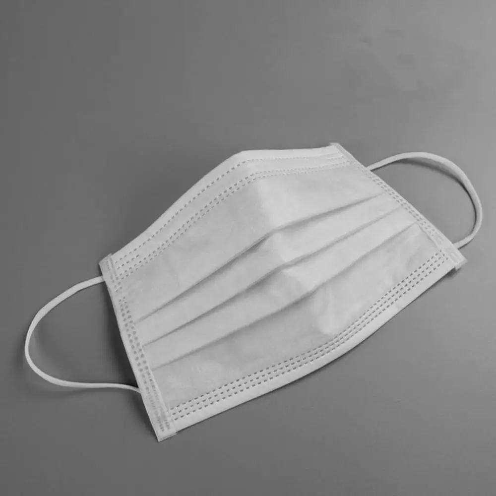 1 коробка одноразовые медицинские хирургические маски со ртом для лица пылезащитный респиратор с медицинская маска Нетоксичная защитная маска - Цвет: Белый
