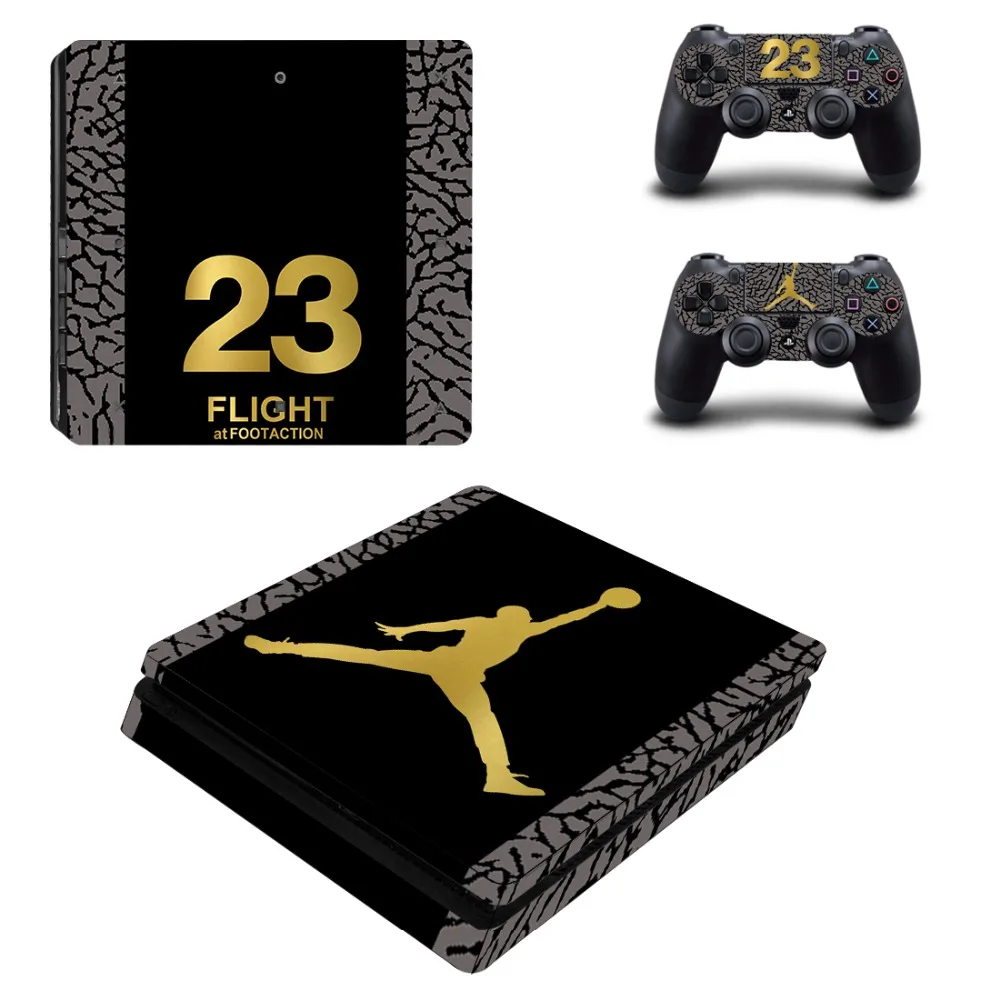 

Air Jordan PS4 Slim Skin Sticker Decal Vinyl for Playstation 4 Console and 2 Controllers PS4 Slim Skin Sticker
