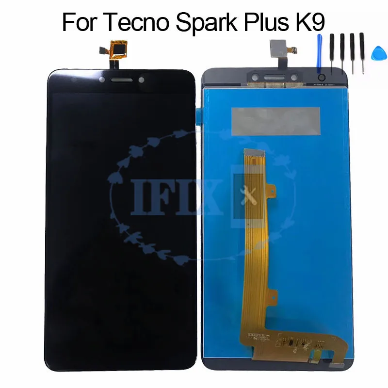 

100% Tested Replacement Phone Screen for Tecno Spark Plus K9 LCD Display Touch Screen Digitizer Assembly Display Free Tools
