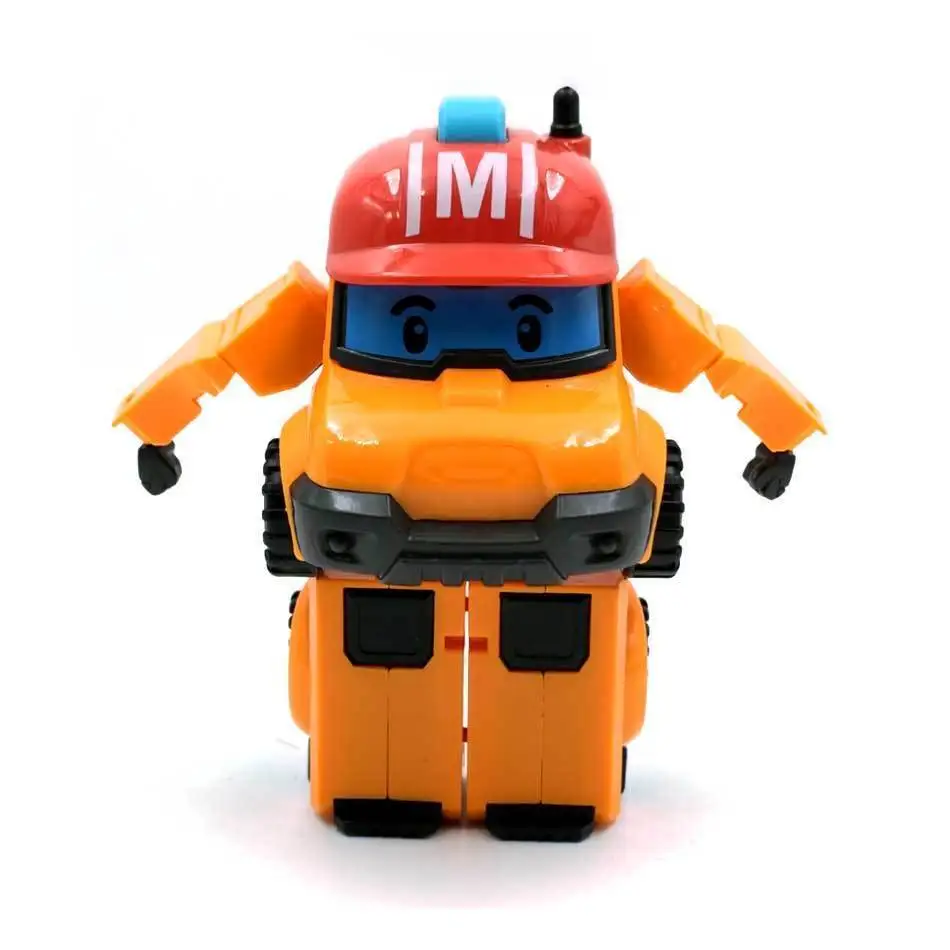 6 Styles Korean Kid Toys Robocar Poli Transformation Robot Poli Amber Roy Car Toys Action Figure Toys For Children Best Gifts