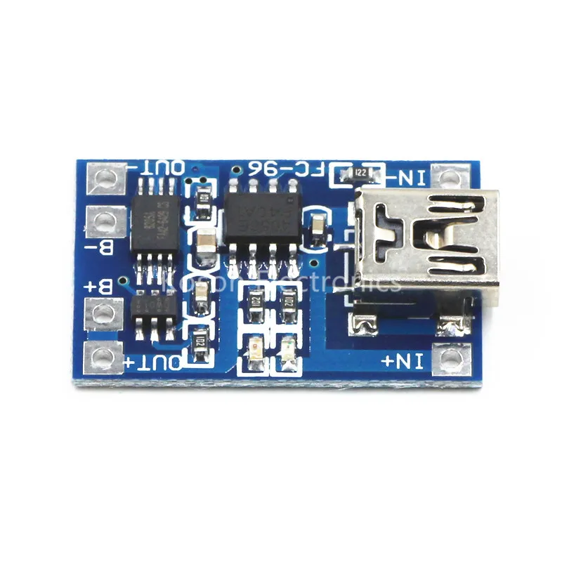 Литий модуль зарядного устройства аккумулятора доска мини 5В USB 1A Li Ion Батарея
