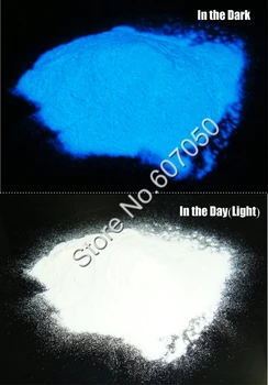 

Glowing Luminous Blue Color Light in the Dark Photoluminescent Phosphor Dust Powder Pigment for DIY Nail Polish Crafts
