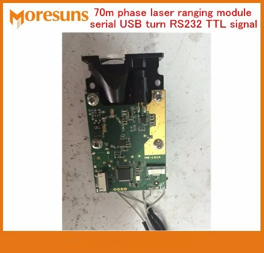 

Fast Free Ship 70m phase laser ranging module digital sensors range finding serial USB turn RS232 TTL signal laser sensor