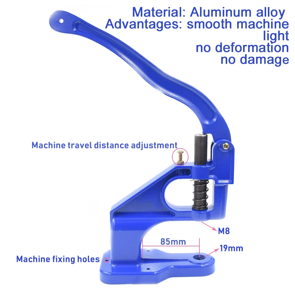 

Metal buttons Installation Snaps machine Rivet Sewing repair tools Eyelet mounting machine Rivets installation press machine