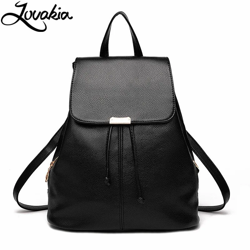 

2017 New Fashion Backpack Women Backpack Leather School Bag Women Casual style