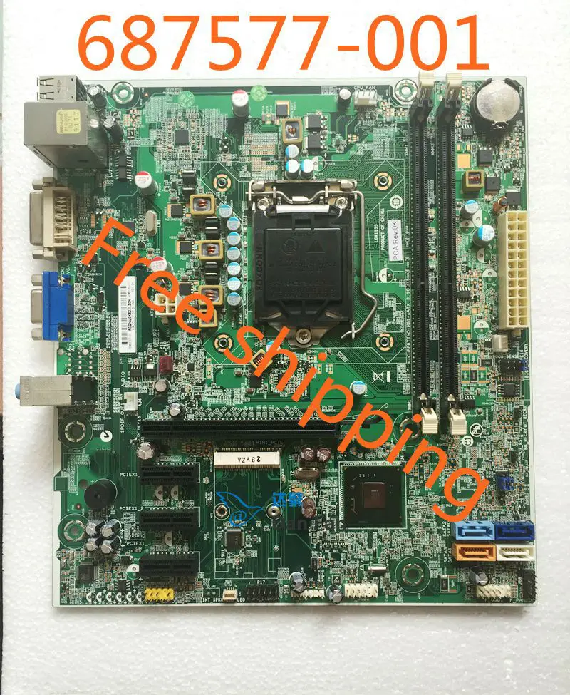 687577-001 For HP Pro 3500 Desktop Motherboard 682953-001 H-CUPERTINO-H61-uATX:3.10 Mainboard 100%tested fully work