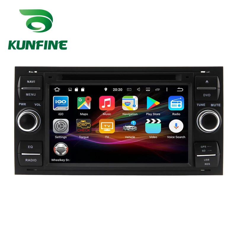Android Car DVD GPS Navigation Multimedia Player Car Stereo For Ford focus 1999-2008 BLACK Radio Headunit (4)