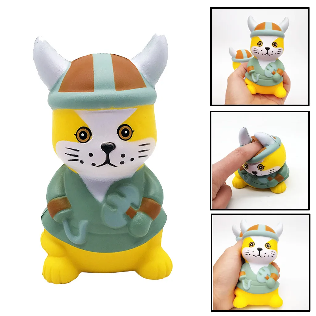

Fun Galaxy Scented Charm Mini Adorable Pirate Cat Super Slow Rising Kids Fun Toy Stress Reliever Toy GiftDecompression toys