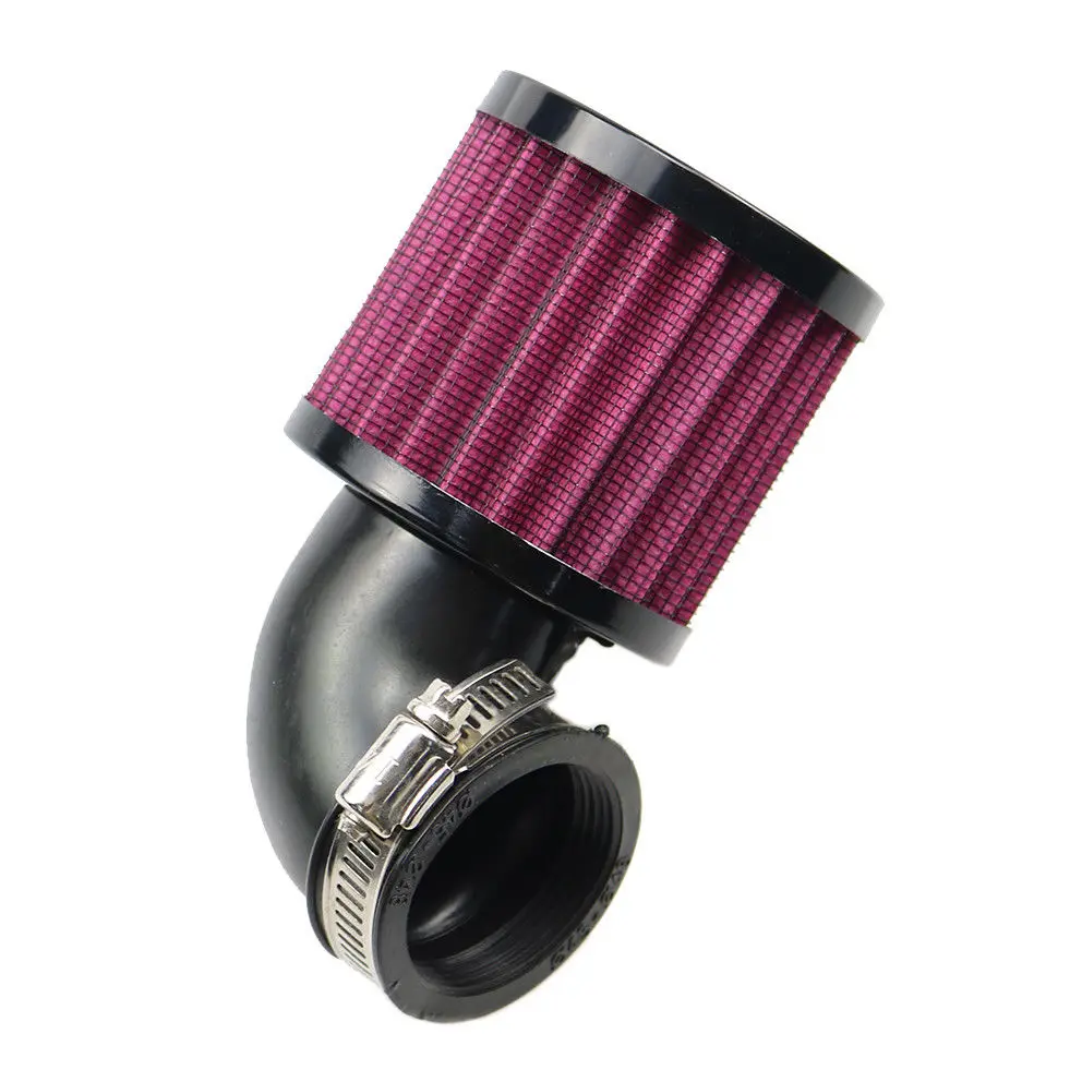 

Right Angle Air Cleaner Intake Filter Sport Street Dirt Bike ATV 45-48mm Custom