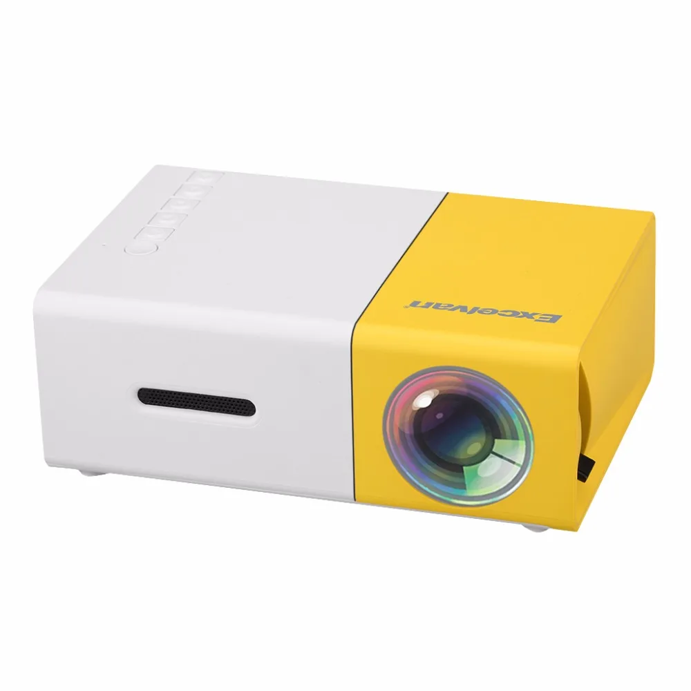 Excelvan YG 300 Portable Mini Projector 600 Lumens YG300