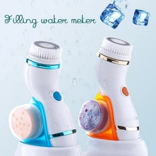 4 In 1 Sonic Facial Cleansing Brush Silicone Vibration Cleaning Device Personal Skin Care Brush Face Scrubber Tool 4 In 1 Sonic Facial Cleansing Brush Silicone Vibration Cleaning Device Personal Skin Care Brush Face Scrubber Tool