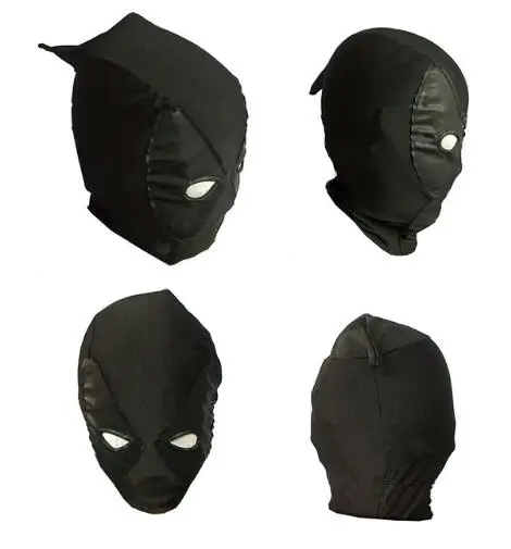 

Black Deadpool Masks Superhero Balaclava X-men Hats Headgear Party Neck Zentai Hood Full Face Mask Cosplay Costume Free Shipping