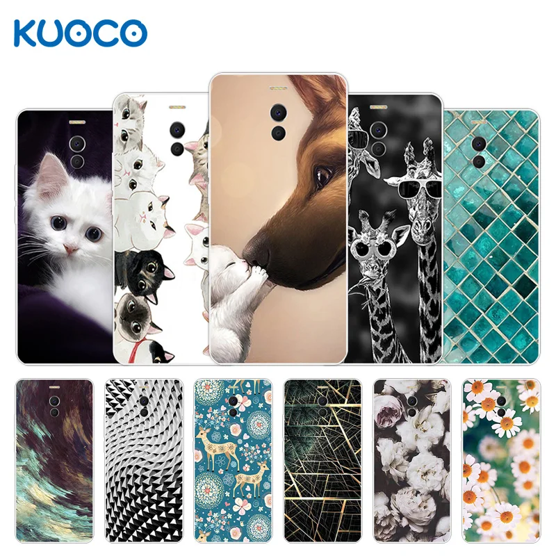 

for Meizu M6 Note/Blue Charm Note 6 Note6 Case For Meizu M6 Note 5.5 Giraffe Design Cases Soft Silicone Cover For Meizu M6Note