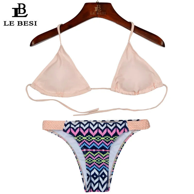 Lebesi 2017 Sexy Bikinis Set Womens Bandage Swimwear Micro Bikini