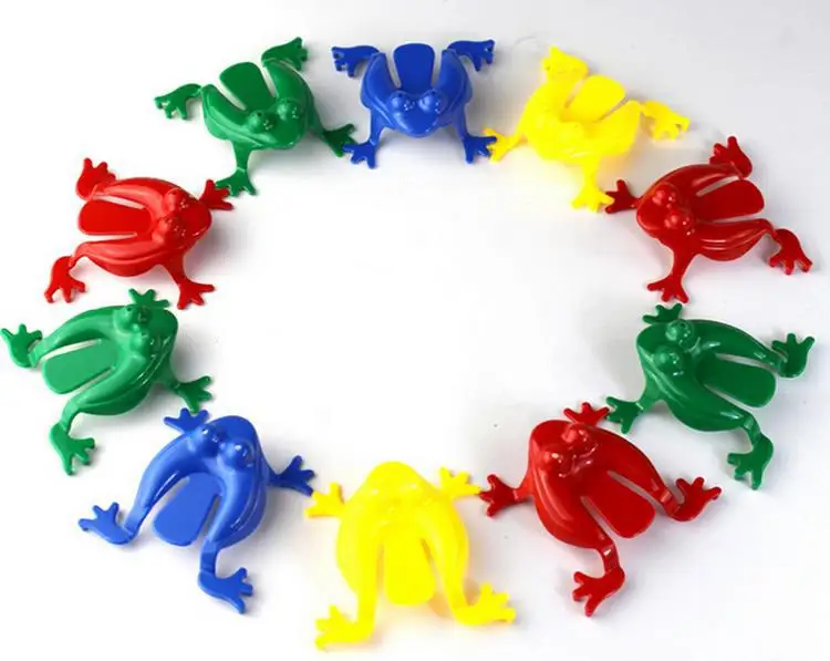 jumping frog toy plastic