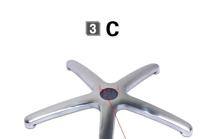 Стул с пятизвездочным ножным парикмахерским подъемником, вращающееся кресло, основание для волос, парикмахерское кресло, ножки, стул, стул, офисная мебель, аксессуары