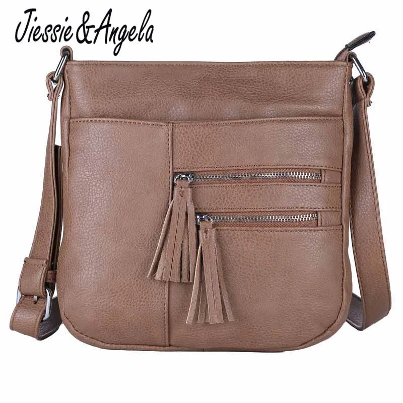 Brown Leather Crossbody Bag Women's