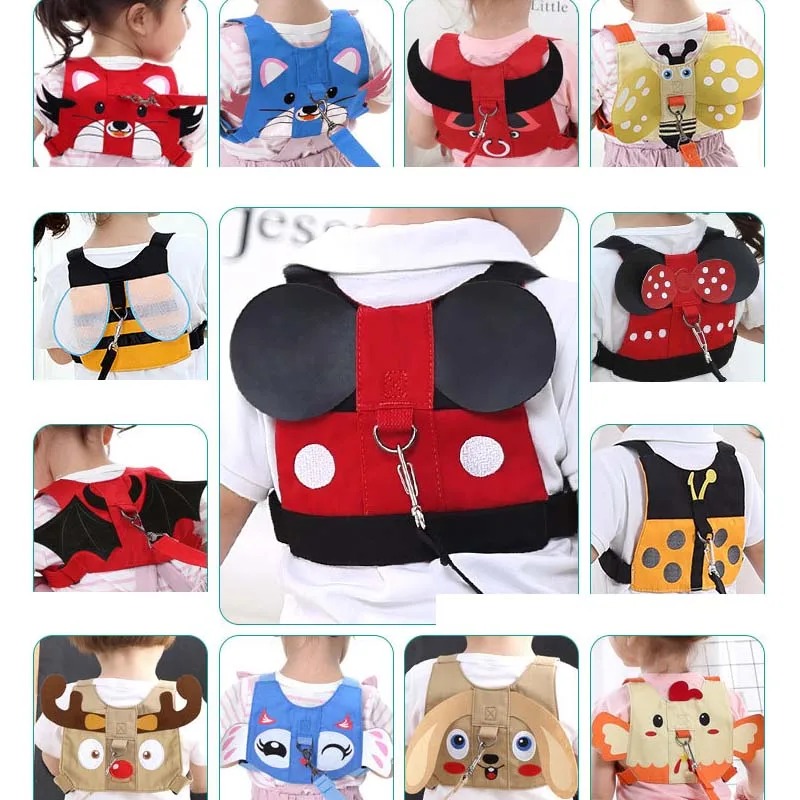 

Child Anti-lost With Traction Rope Walking Assistant With Baby Anti-Lost Rope Learning Walking Harness Harness Baby Toddler Belt