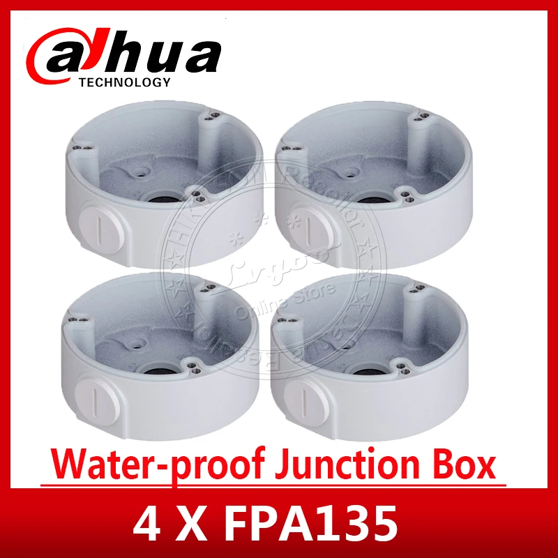 

4PCS/Lot Dahua PFA135 Waterproof Junction Box CCTV Bracket for Dahua IP Camera IPC-HFW4431R-Z